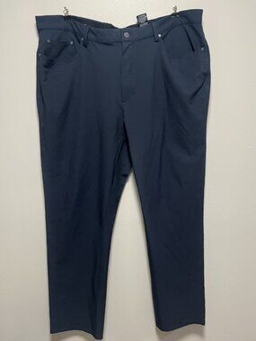Greg Norman Navy Blue Golf Pants – Size 38x30, Performance Fit
